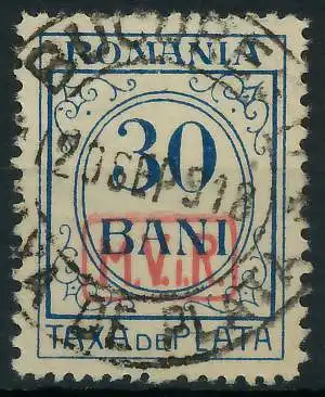 BES. 1WK D-MV RUMÄNIEN PORTO Nr 4 gestempelt 434982