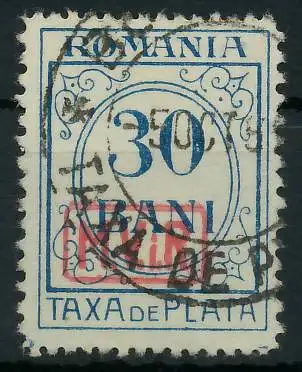 BES. 1WK D-MV RUMÄNIEN PORTO Nr 4 gestempelt 434992