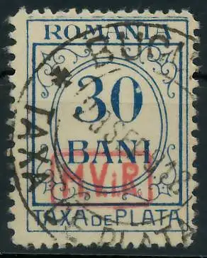 BES. 1WK D-MV RUMÄNIEN PORTO Nr 4 gestempelt 4349DA