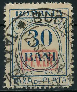 BES. 1WK D-MV RUMÄNIEN PORTO Nr 4 gestempelt 4349CE