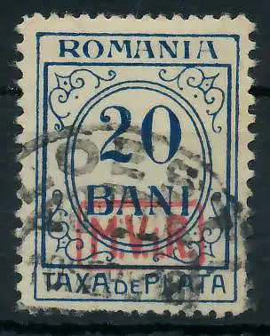 BES. 1WK D-MV RUMÄNIEN PORTO Nr 3 gestempelt 4349EE