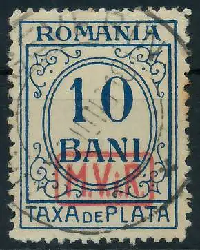 BES. 1WK D-MV RUMÄNIEN PORTO Nr 2 gestempelt 434A42