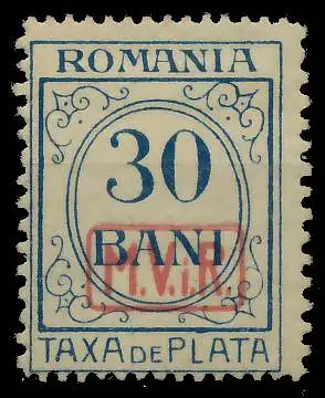 BES. 1WK D-MV RUMÄNIEN PORTO Nr 4 ungebraucht 434A9E