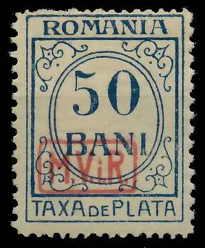 BES. 1WK D-MV RUMÄNIEN PORTO Nr 5 postfrisch 434B02