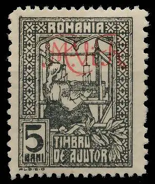 BES. 1WK D-MV RUMÄNIEN ZWANGSZUSCHLAG Nr K1y ungebraucht 434B26