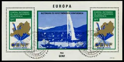 UNGARN Block 103A zentrisch gestempelt 9228CE