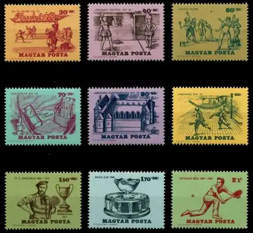 UNGARN Nr 2127A-2135A postfrisch S03B89A