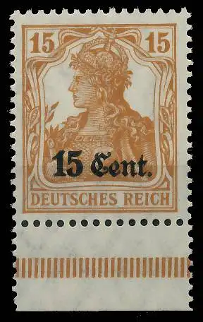 BES. 1WK ETAPPE WEST Nr 5 postfrisch URA 434E3E