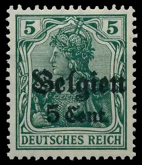 BES. 1WK LANDESPOST BELGIEN Nr 12Ia postfrisch 434F52