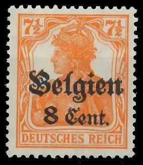 BES. 1WK LANDESPOST BELGIEN Nr 13bII postfrisch 434F9A