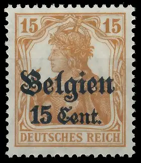 BES. 1WK LANDESPOST BELGIEN Nr 15I postfrisch 434FB2