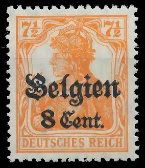 BES. 1WK LANDESPOST BELGIEN Nr 13aI postfrisch gepr. 435032