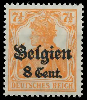 BES. 1WK LANDESPOST BELGIEN Nr 13aI postfrisch gepr. 435026
