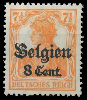 BES. 1WK LANDESPOST BELGIEN Nr 13aI postfrisch gepr. 435036