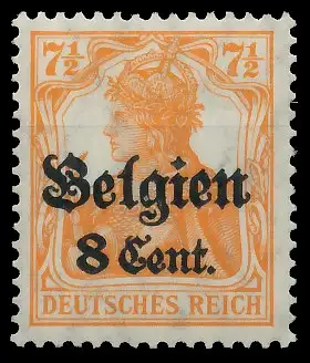 BES. 1WK LANDESPOST BELGIEN Nr 13aI postfrisch 43503A