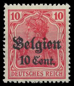 BES. 1WK LANDESPOST BELGIEN Nr 14cI postfrisch 435072