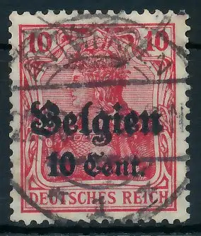 BES. 1WK LANDESPOST BELGIEN Nr 14a gestempelt 4350A2