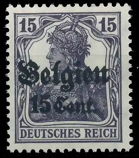 BES. 1WK LANDESPOST BELGIEN Nr 16bI postfrisch gepr. 4350FA