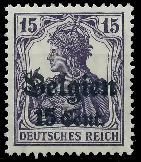 BES. 1WK LANDESPOST BELGIEN Nr 16a postfrisch 4350E6