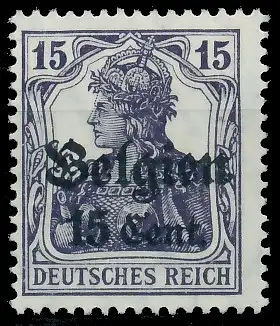 BES. 1WK LANDESPOST BELGIEN Nr 16bII postfrisch gepr. 43B04A