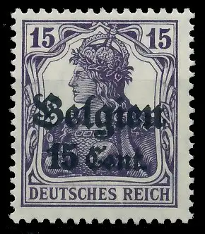 BES. 1WK LANDESPOST BELGIEN Nr 16a postfrisch 4350DE