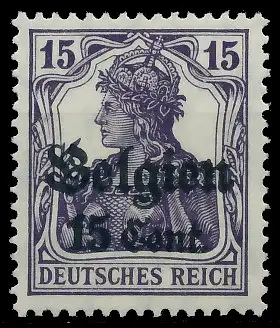 BES. 1WK LANDESPOST BELGIEN Nr 16a postfrisch 4350EA