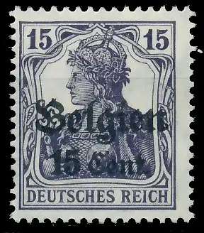 BES. 1WK LANDESPOST BELGIEN Nr 16bII postfrisch gepr. 43B04E