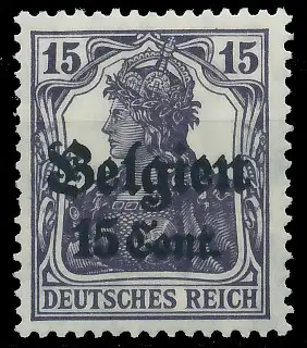 BES. 1WK LANDESPOST BELGIEN Nr 16bI postfrisch gepr. 4350F2