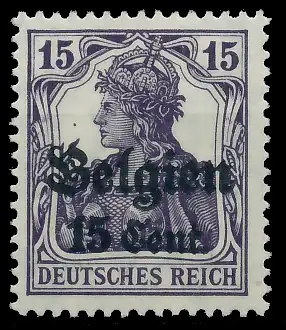 BES. 1WK LANDESPOST BELGIEN Nr 16a postfrisch 4350E2