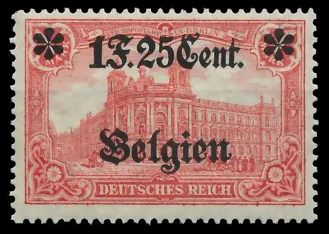 BES. 1WK LANDESPOST BELGIEN Nr 23IBb ungebraucht gepr. 43B096