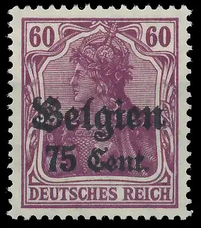 BES. 1WK LANDESPOST BELGIEN Nr 21b postfrisch 43B0C6