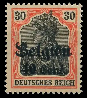 BES. 1WK LANDESPOST BELGIEN Nr 19 postfrisch gepr. 43B1E6