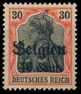 BES. 1WK LANDESPOST BELGIEN Nr 19 postfrisch gepr. 43B1E2