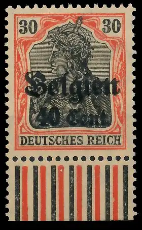 BES. 1WK LANDESPOST BELGIEN Nr 19 postfrisch URA gepr. 43B1D2