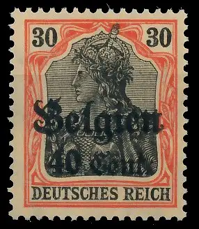 BES. 1WK LANDESPOST BELGIEN Nr 19 postfrisch gepr. 43B1F2