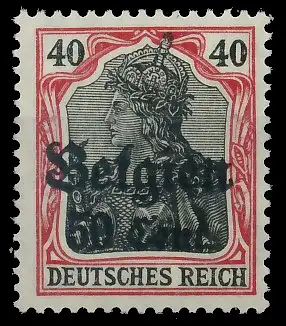 BES. 1WK LANDESPOST BELGIEN Nr 20a postfrisch gepr. 43B2D2