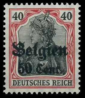 BES. 1WK LANDESPOST BELGIEN Nr 20a postfrisch gepr. 43B2BE