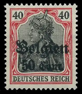 BES. 1WK LANDESPOST BELGIEN Nr 20a postfrisch gepr. 43B2C6