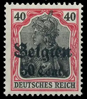 BES. 1WK LANDESPOST BELGIEN Nr 20bI postfrisch gepr. 43B32A