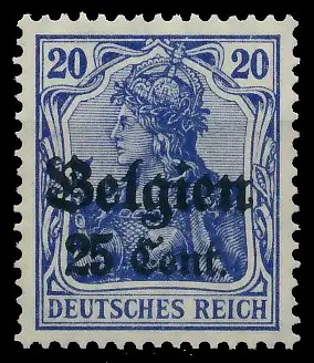 BES. 1WK LANDESPOST BELGIEN Nr 18a postfrisch 43B33A