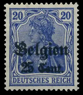 BES. 1WK LANDESPOST BELGIEN Nr 18a postfrisch 43B346