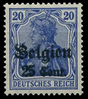 BES. 1WK LANDESPOST BELGIEN Nr 18a postfrisch 43B33E