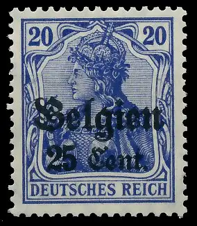 BES. 1WK LANDESPOST BELGIEN Nr 18a postfrisch 43B34A