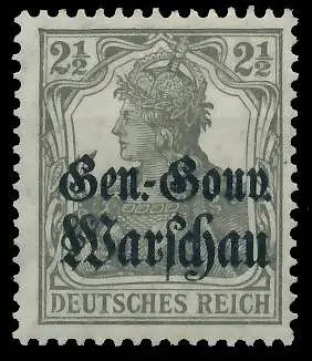 BES. 1WK D-POST IN POLEN Nr 6a postfrisch 43B50E