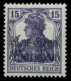 BES. 1WK D-POST IN POLEN Nr 12a postfrisch gepr. 43B62A