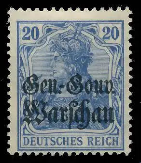 BES. 1WK D-POST IN POLEN Nr 13c ungebraucht 43B64E