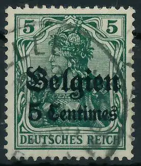 BES. 1WK LANDESPOST BELGIEN Nr 2 gestempelt 4430CE