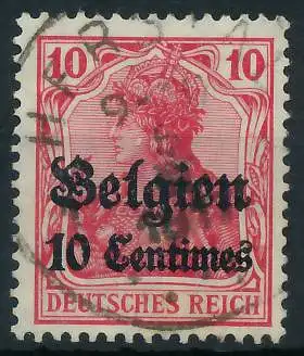 BES. 1WK LANDESPOST BELGIEN Nr 3 gestempelt 4430F2