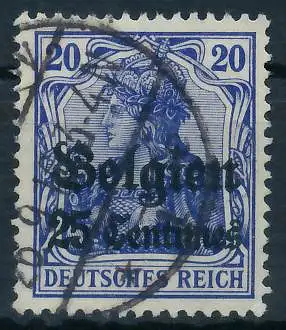 BES. 1WK LANDESPOST BELGIEN Nr 4I gestempelt 443112