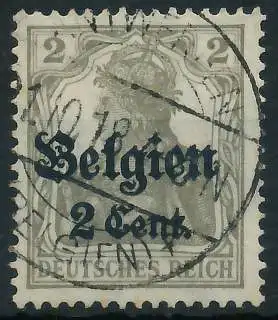 BES. 1WK LANDESPOST BELGIEN Nr 10 gestempelt 443162